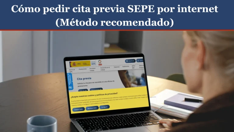 Solicitar cita previa SEPE online en sede electrónica paso a paso sin certificado digital desde ordenador Solicitar cita previa SEPE online en sede electrónica paso a paso sin certificado digital desde ordenador