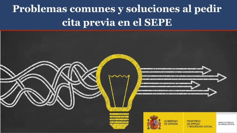 Problemas comunes y soluciones al pedir cita previa en el SEPE Problemas comunes y soluciones al pedir cita previa en el SEPE