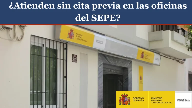 ¿Atienden sin cita previa en las oficinas del SEPE? ¿Atienden sin cita previa en las oficinas del SEPE?