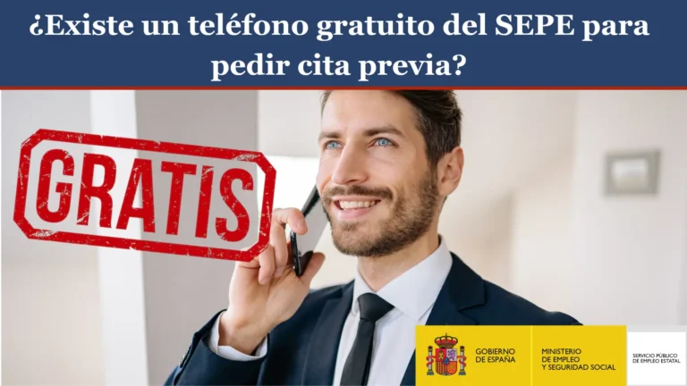 ¿Existe un teléfono gratuito del SEPE para pedir cita previa? ¿Existe un teléfono gratuito del SEPE para pedir cita previa?