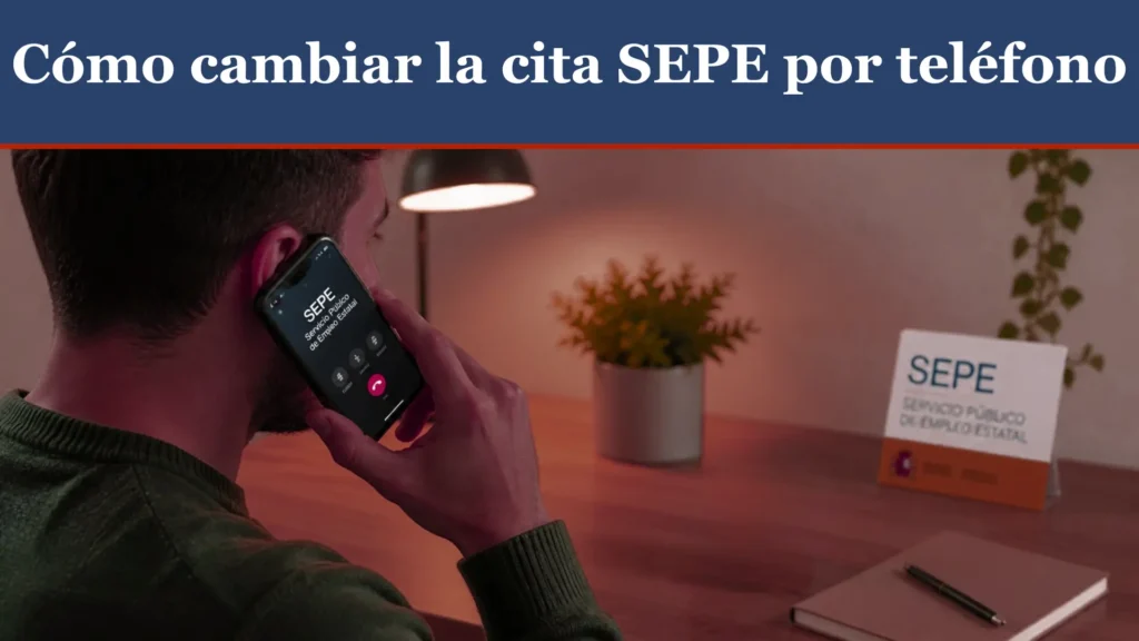 Cómo cambiar la cita SEPE por teléfono Cómo cambiar la cita SEPE por teléfono