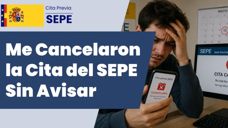 Me Cancelaron la Cita del SEPE Sin Avisar (imagen destacada)