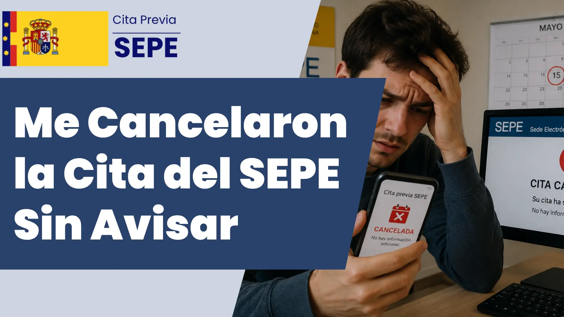 Me Cancelaron la Cita del SEPE Sin Avisar (imagen destacada)