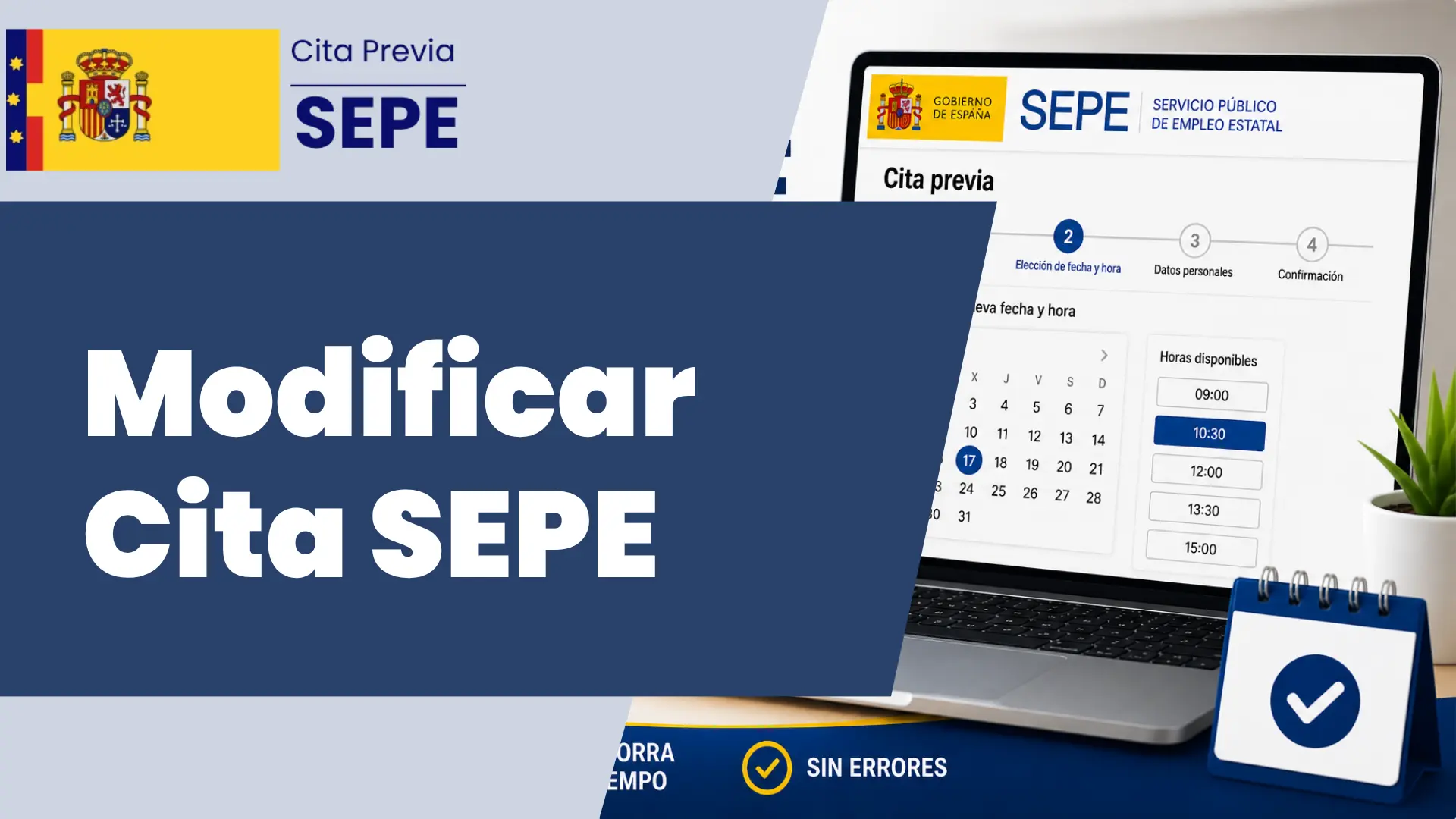 Modificar Cita SEPE - imagen destacada