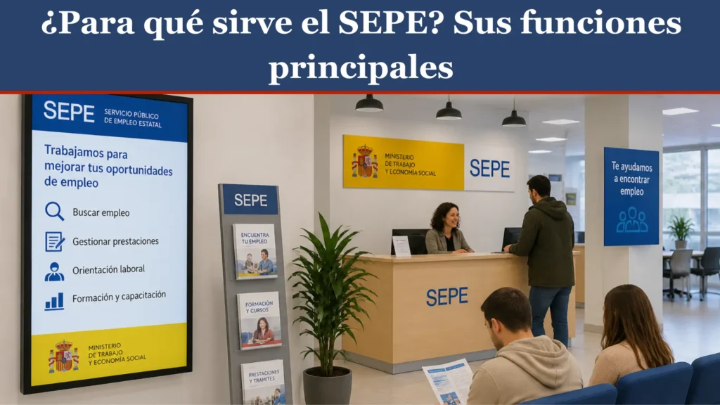 ¿Para qué sirve el SEPE? Sus funciones principales ¿Para qué sirve el SEPE? Sus funciones principales