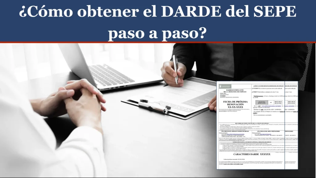 ¿Cómo obtener el DARDE del SEPE paso a paso? ¿Cómo obtener el DARDE del SEPE paso a paso?