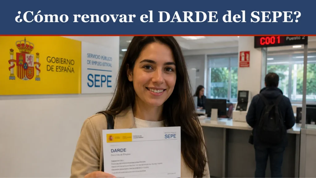 ¿Cómo renovar el DARDE del SEPE? ¿Cómo renovar el DARDE del SEPE?