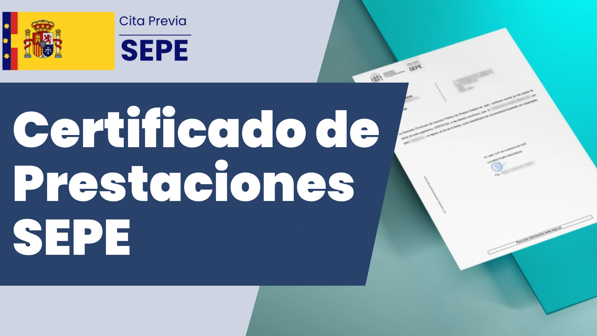 Certificado de Prestaciones SEPE imagen destacada