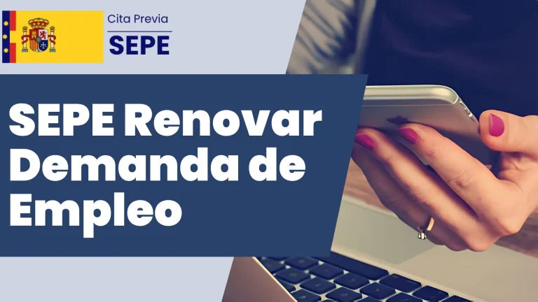 SEPE Renovar Demanda de Empleo