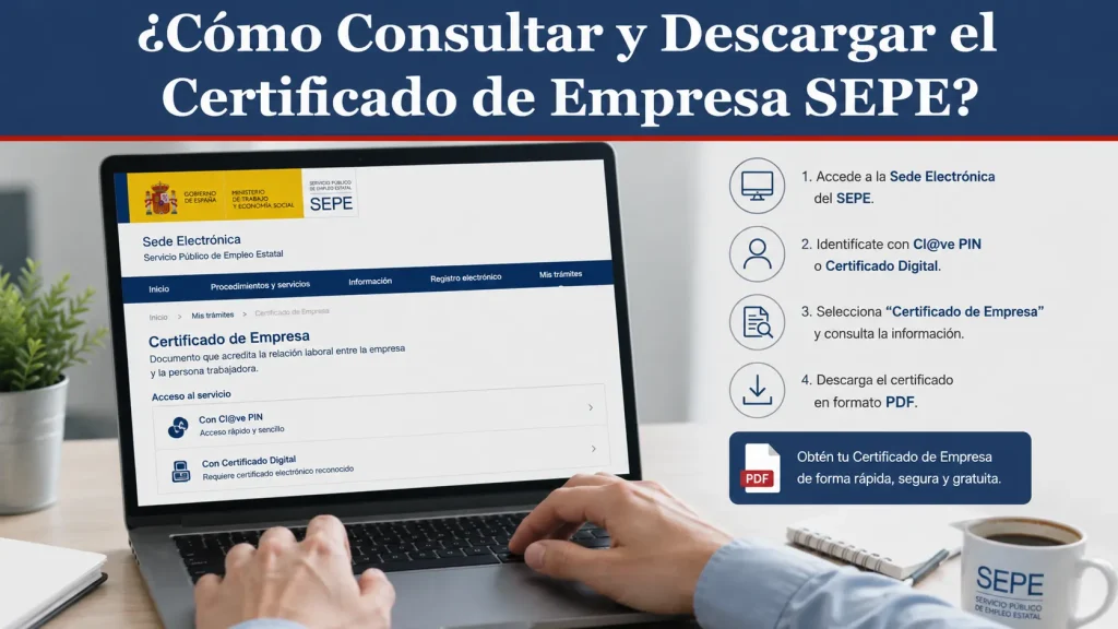 ¿Cómo Consultar y Descargar el Certificado de Empresa SEPE ¿Cómo Consultar y Descargar el Certificado de Empresa SEPE