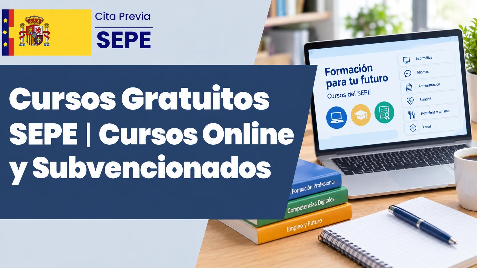 Cursos Gratuitos SEPE 2026 Cursos Online y Subvencionados imagen destacada