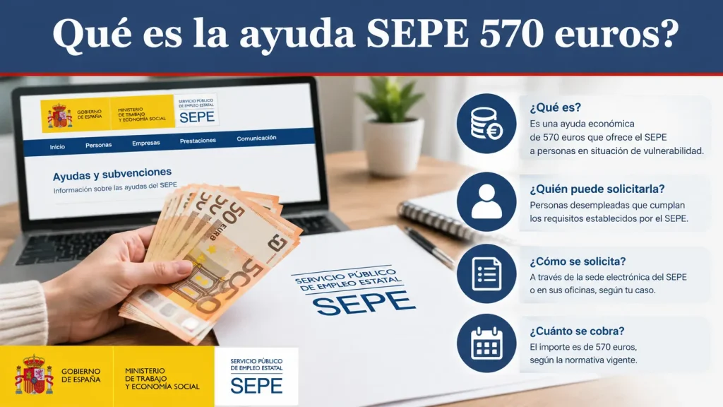 Qué es la ayuda SEPE 570 euros? Qué es la ayuda SEPE 570 euros?