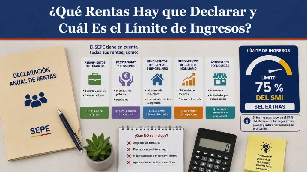 ¿Qué Rentas Hay que Declarar y Cuál Es el Límite de Ingresos en 2026 ¿Qué Rentas Hay que Declarar y Cuál Es el Límite de Ingresos en 2026